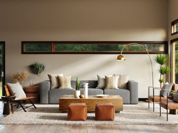 Astrid Solid Walnut Arch Floor Mirror