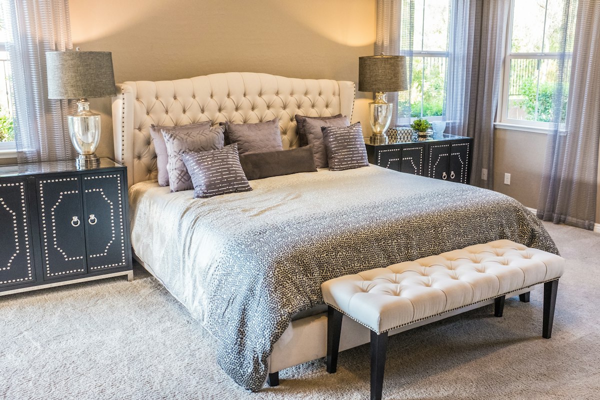 Astrid Solid Walnut Platform Bed - Natural Walnut