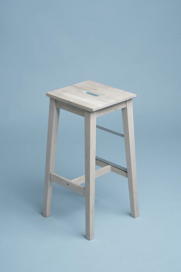 Malmo Upholstered Counter Stool (Set of 2) - Ivory Cream